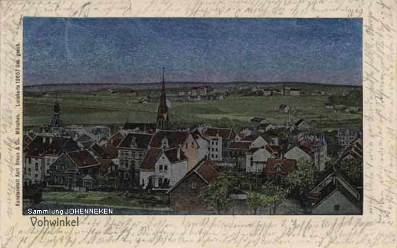 Vohwinkel auf einer Postkarte von 1905