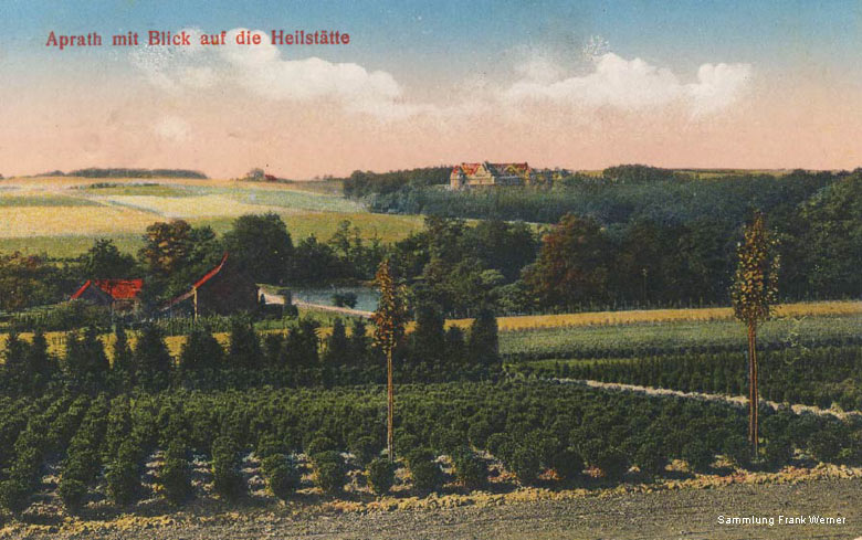 Die Aprather Mühle auf einer Postkarte von 1928 (Sammlung Frank Werner)