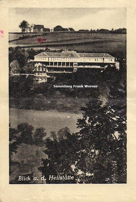 Blick auf die Heilstätte Aprath auf einer Postkarte von 1953 (Sammlung Frank Werner)