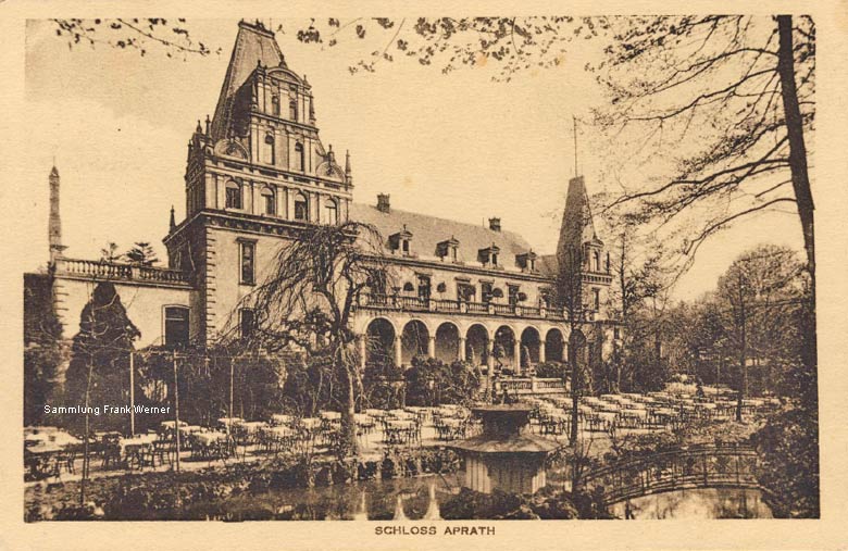 Schloss Aprath auf einer Postkarte von 1906 (Sammlung Frank Werner)