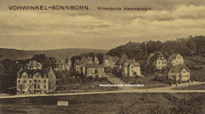 Villenpartie in Hammerstein um 1910 (Sammlung Udo Johenneken)