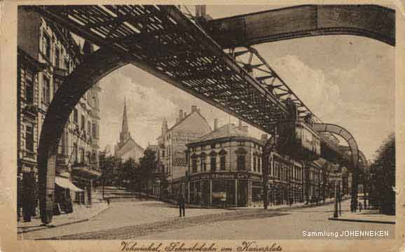 Kaiserplatz in Vohwinkel um 1923