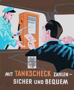 Tankscheck (Sammlung Dieter Kraß)