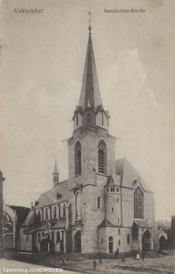 Die Immakulata-Kirche um 1908 (Sammlung Udo Johenneken)