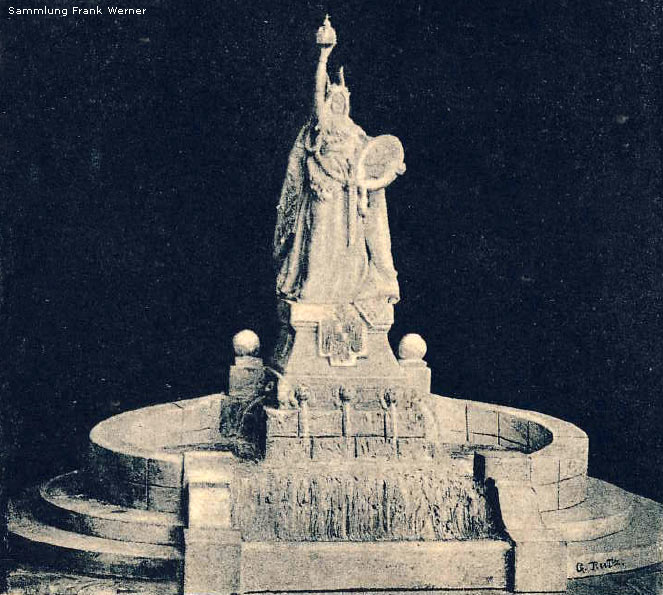 Der Sieges-Brunnen Vohwinkel 1900 (Sammlung Frank Werner)