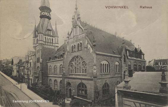 Das Rathaus Vohwinkel um 1912 (Sammlung Udo Johenneken)