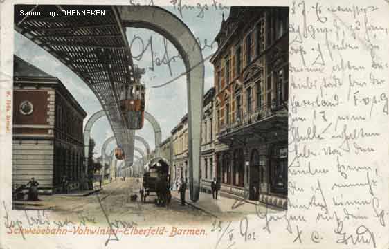 Kaiserliches Postamt in Vohwinkel um 1902 (Sammlung Udo Johenneken)
