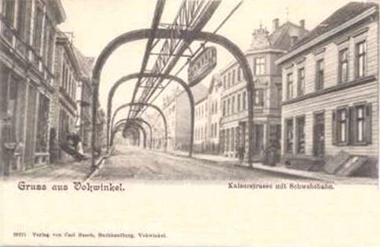 Kaiserstraße in Vohwinkel um 1901