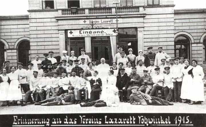 Erinnerung an das Vereins Lazarett Vohwinkel 1915 (Sammlung Johenneken)