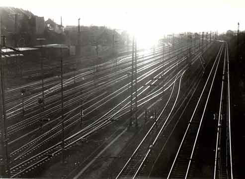 Bahngleise 1975 (Foto Dieter Kraß)
