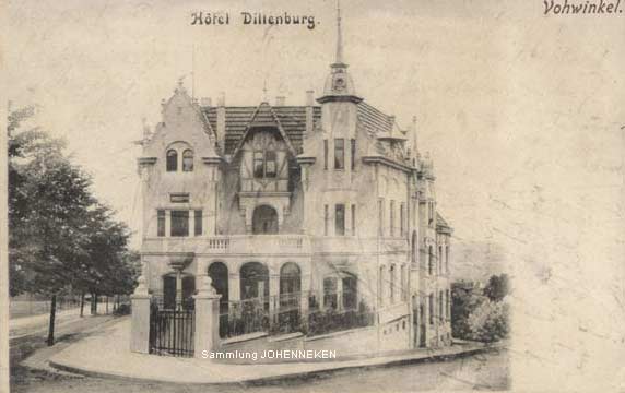 Hotel Dillenburg um 1903 (Sammlung Udo Johenneken)